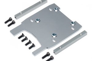 HPI Racing Engine Plate (Gray/4mm) Savage XL