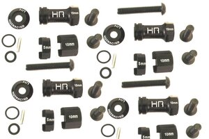 Hot Racing Aluminum 12mm Multi Width Hex Hub, 30 to 60mm