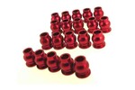 Hot Racing Red Aluminum Hollow Ball Set (20) for AX10, SCX10
