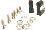Hot Racing Black Aluminum Servo Mount AX10 Wraith Ridgecrest
