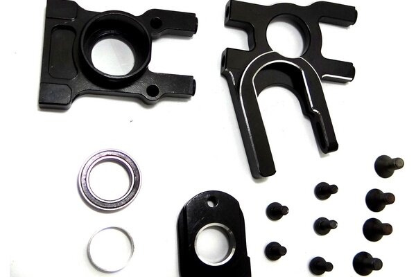Hot Racing Double Bearing Front Center Diff Mount, SCTE