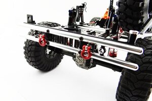 Hot Racing Tubular Rear Bumper w/ Winch & Light Mount