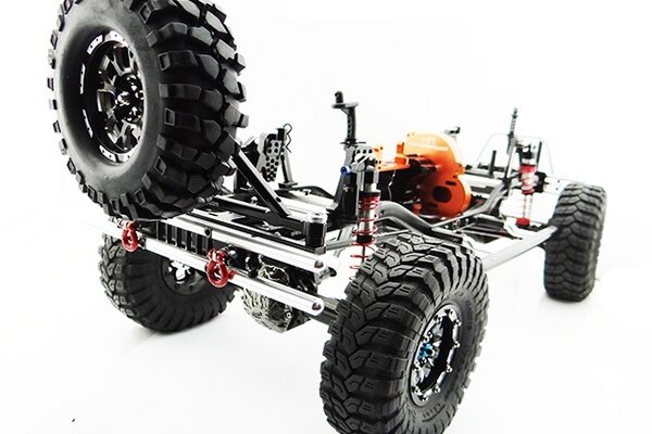 Hot Racing Alum Rear Bumper Tire Carrier