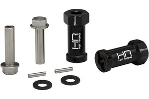 Hot Racing 20mm Wheel Hub Extensions w/ 12mm Hex, for Axial SCX