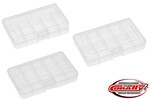 Corally (Team Corally) Medium Parts Box Set (3) 165 x 112 x 31mm