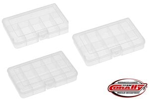Corally (Team Corally) Medium Parts Box Set (3) 165 x 112 x 31mm