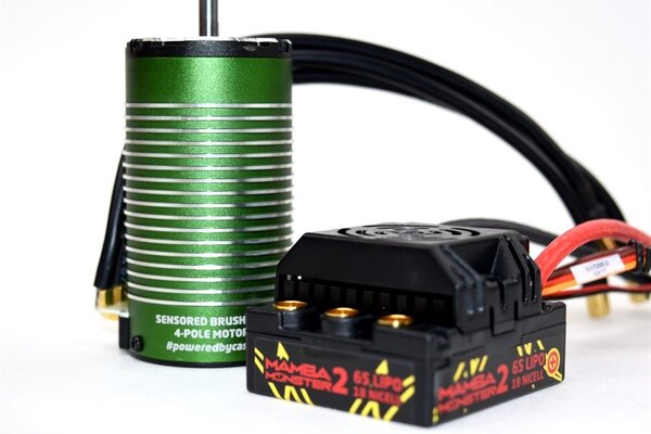 Castle Creations Monster 2 1:8th 25V Car ESC Waterproof w/ 2200kv Motor