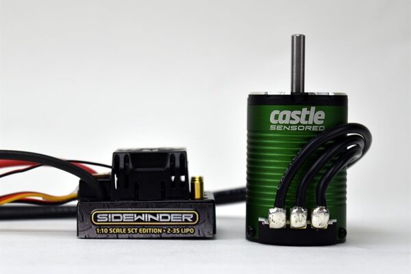 Castle Creations Sidewinder SCT H20proof Combo w/1410-3800 KV Motor Sensored