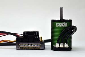 Castle Creations Sidewinder SCT Combo W/ 1410-3800KV 5mm Shaft Motor