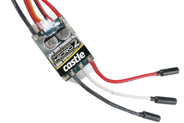 Castle Creations Sidewinder Micro 12.6V ESC, 2A Peak BEC