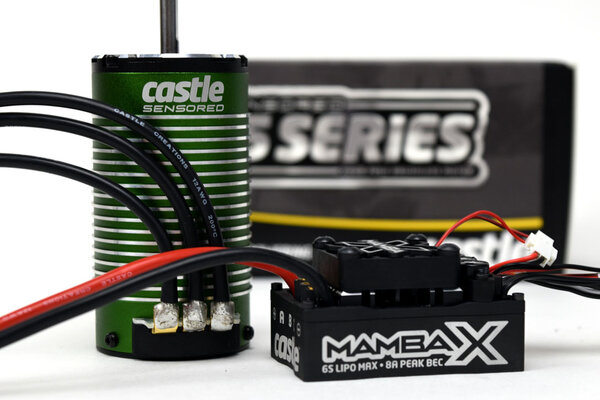 Castle Creations Mamba X 25.2V WP ESC & 1515-2200 KV Sensored Motor