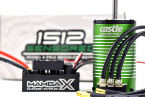 Castle Creations Mamba X 25.2V WP ESC & 1512- 1800KV Sensored Motor Combo
