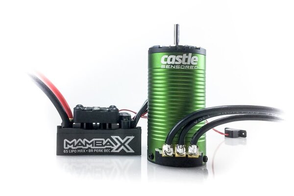 Castle Creations MAMBA X SCT Sensored 25.2V WP ESC & 1415-2400KV Combo