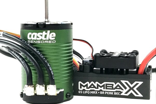 Castle Creations MAMBA X SCT Pro Sensored 25.2V WP ESC & 1410-3800KV Combo