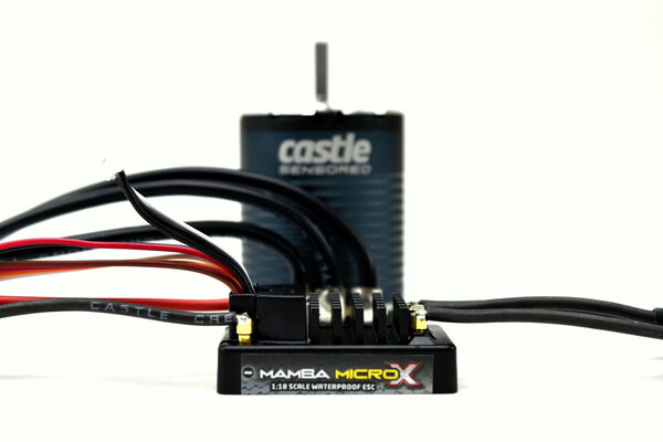 Castle Creations Mamba Micro X 12.6V ESC w/1406 -1900KV Sensored Combo