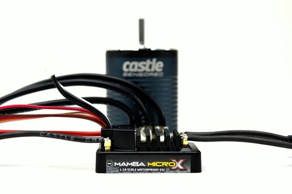 Castle Creations Mamba Micro X 12.6V ESC w/1406 -2850KV Sensored Combo