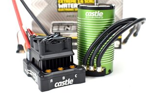 Castle Creations Mamba Monster X 8S, 33.6V ESC 1717- 1260KV Sensored Motor