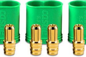 Castle Creations CSE011-0068-00  6.5 mm Polarized Connectors Male Multi-Pack