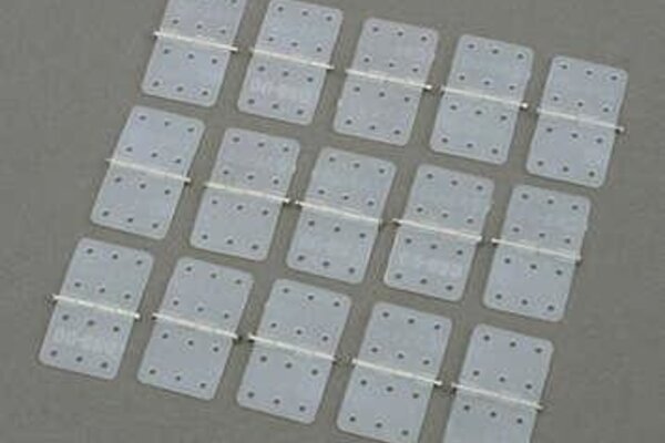 Dubro DUB119   Small Nylon Hinges-15 pack