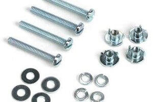 Dubro 2-56x1/2" Mounting Bolts & Blind Nuts