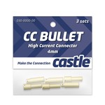 Castle Creations CSECCBUL43  4mm Bullet Connectors