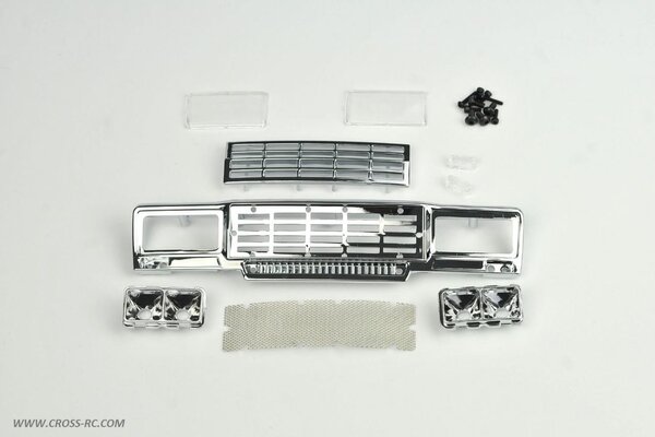 Cross RC Chrome Main Grille Kit (Square Headlights): SG4