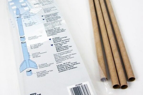 Estes Rockets EST3084  BT-5 Body Tube, for Model Rockets (4pk)