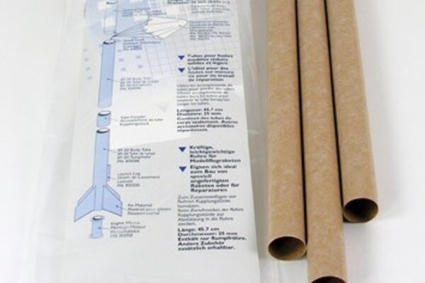 Estes Rockets EST3086  BT-50 Body Tube, for Model Rockets (3pk)