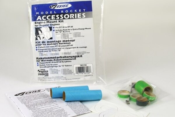 Estes Rockets EST3158  Regular Engine Mount Kit, for Model Rockets (3pk)