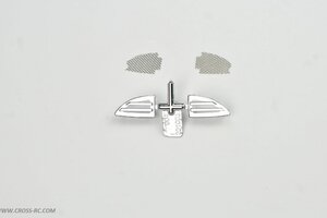 Cross RC Chrome Side Vent Cover: SG4, SR4 Cross RC Chrome Side Vent Cover: SG4, SR4
