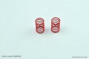 Cross RC 26mm Shock Spring (Red): SG4, SR4 Cross RC 26mm Shock Spring (Red): SG4, SR4