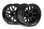 HPI Racing BBS Spoke Wheel 48X34mm Black (14mm Offset/2pcs)