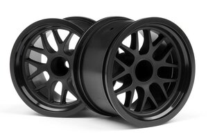 HPI Racing BBS Spoke Wheel 48X34mm Black (14mm Offset/2pcs)