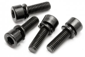 HPI Racing Cap Head Screw M5X16mm/4pcs Fuelie 23 Engine/Spring Washer