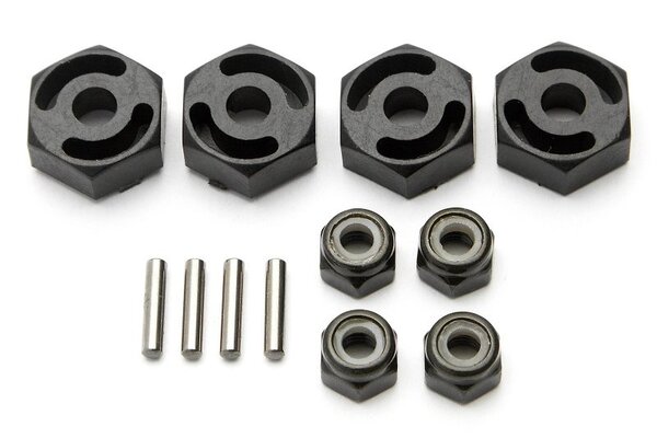 HPI Racing Wheel Adapter (4pcs) (Hex,Pin & Nut/Sprint)