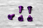 HPI Racing Aluminium Tp Flat Head Screw (3 X 8mm Hex Head Purplex5pc)