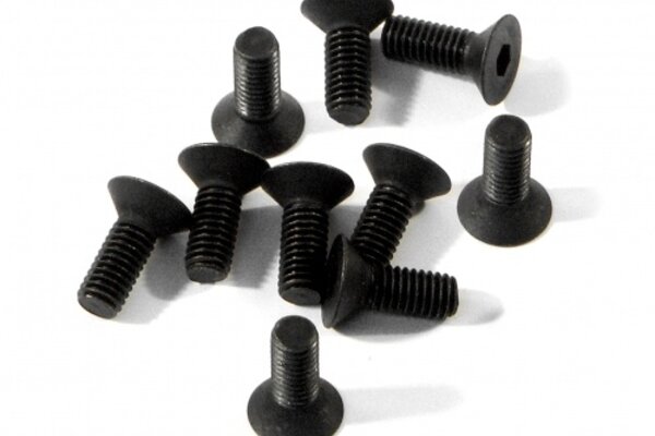 HPI Racing Flat Head Screw M3X8mm (Hex Socket/10pcs)