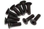 HPI Racing Flat Head Screw M3X10mm (Hex Socket/10pcs)