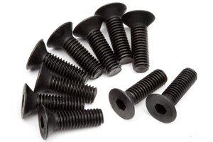 HPI Racing Flat Head Screw M3X10mm (Hex Socket/10pcs) HPI Racing Flat Head Screw M3X10mm (Hex Socket/10pcs)