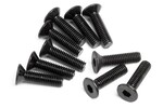HPI Racing Flat Head Screw M3X12mm (Hex Socket/10pcs)