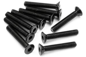 HPI Racing Flat Head Screw M3X18mm (Hex Socket/10pcs) HPI Racing Flat Head Screw M3X18mm (Hex Socket/10pcs)