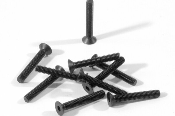 HPI Racing Flat Head Screw M3X20mm (Hex Socket/10pcs)