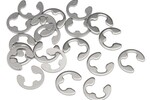 HPI Racing E Clip E-4HD (20pcs) Stainless Steel
