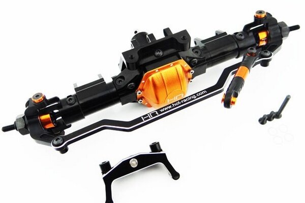 Hot Racing Aluminum Front Axle Assembly w/ Hardened Steel Gear