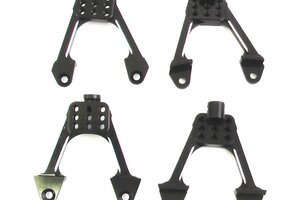 Hot Racing Shock Tower, Front/Rear, Alumi