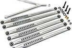 Hot Racing Aluminum Link Set-12.3 313mm Scx Silver
