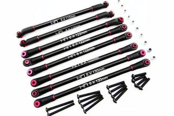 Hot Racing Aluminum 4 Link Wheelbase Link Set