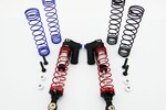 Hot Racing Aluminum Piggyback Shocks w/ Adj. Rebound, for SCX10