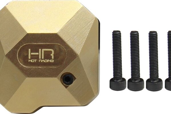 Hot Racing Heavy 48g Brass Differential Cover, for SCX II
