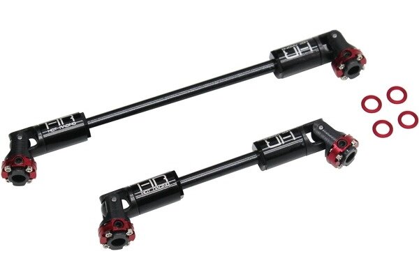 Hot Racing Heavy Duty Steel Scale Look U-Joints Shafts, for SCX10 II